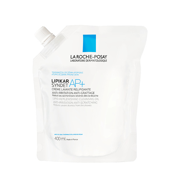 Eczema Lipikar Eco-conscious Refill Syndet AP 400ml front