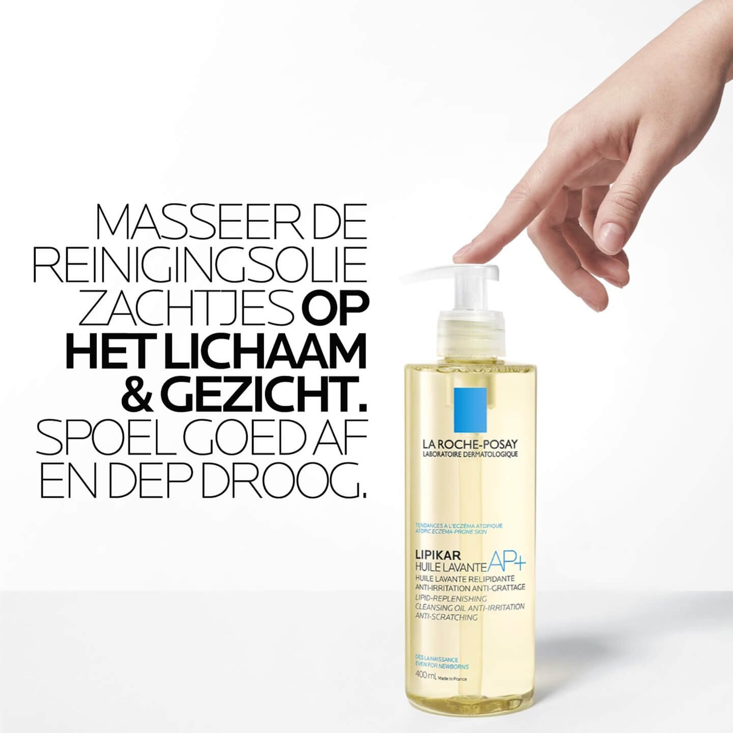 Larocheposay ProductPage Eczema Lipikar Cleansing Oil AP 750ml 3337875 back