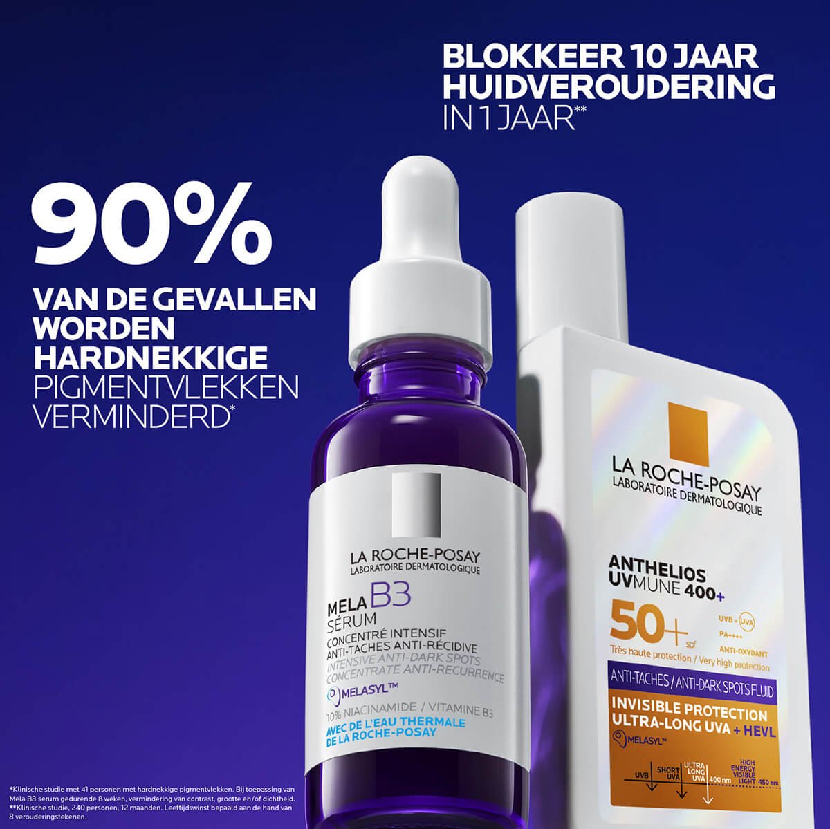 Anthelios UVMune 400 anti-pigmentvlekken fluïde spf50+