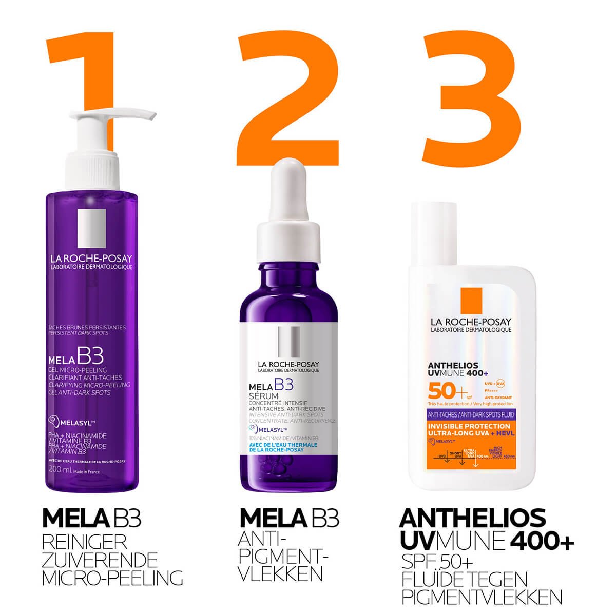 Anthelios UVMune 400 anti-pigmentvlekken fluïde spf50+