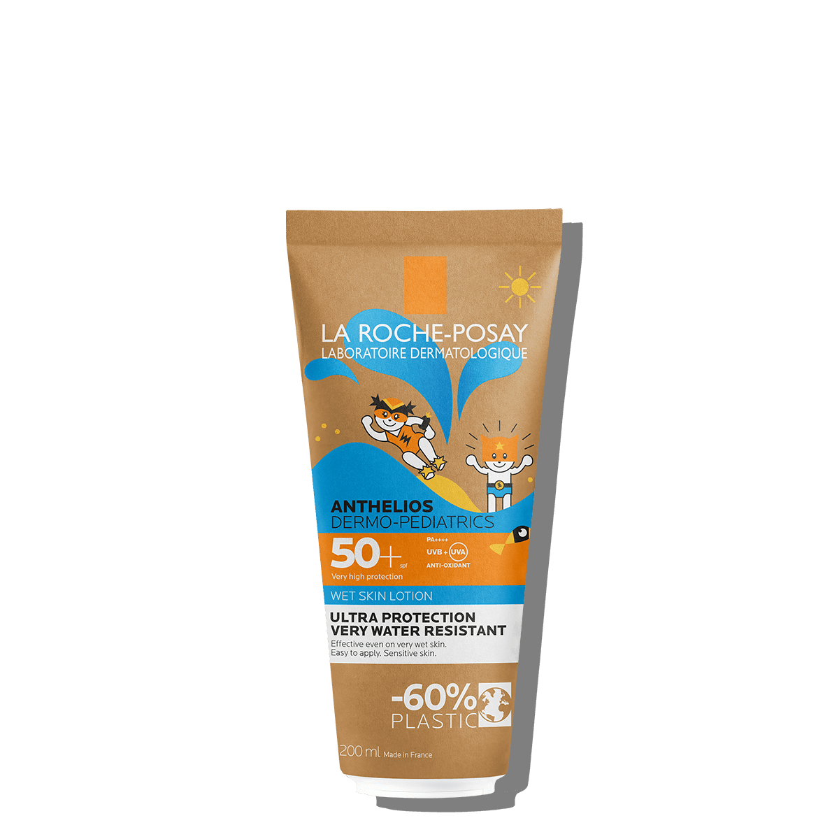 lrp-anthelios-packshot DP wet skin lotion 50 200ml-141Ko