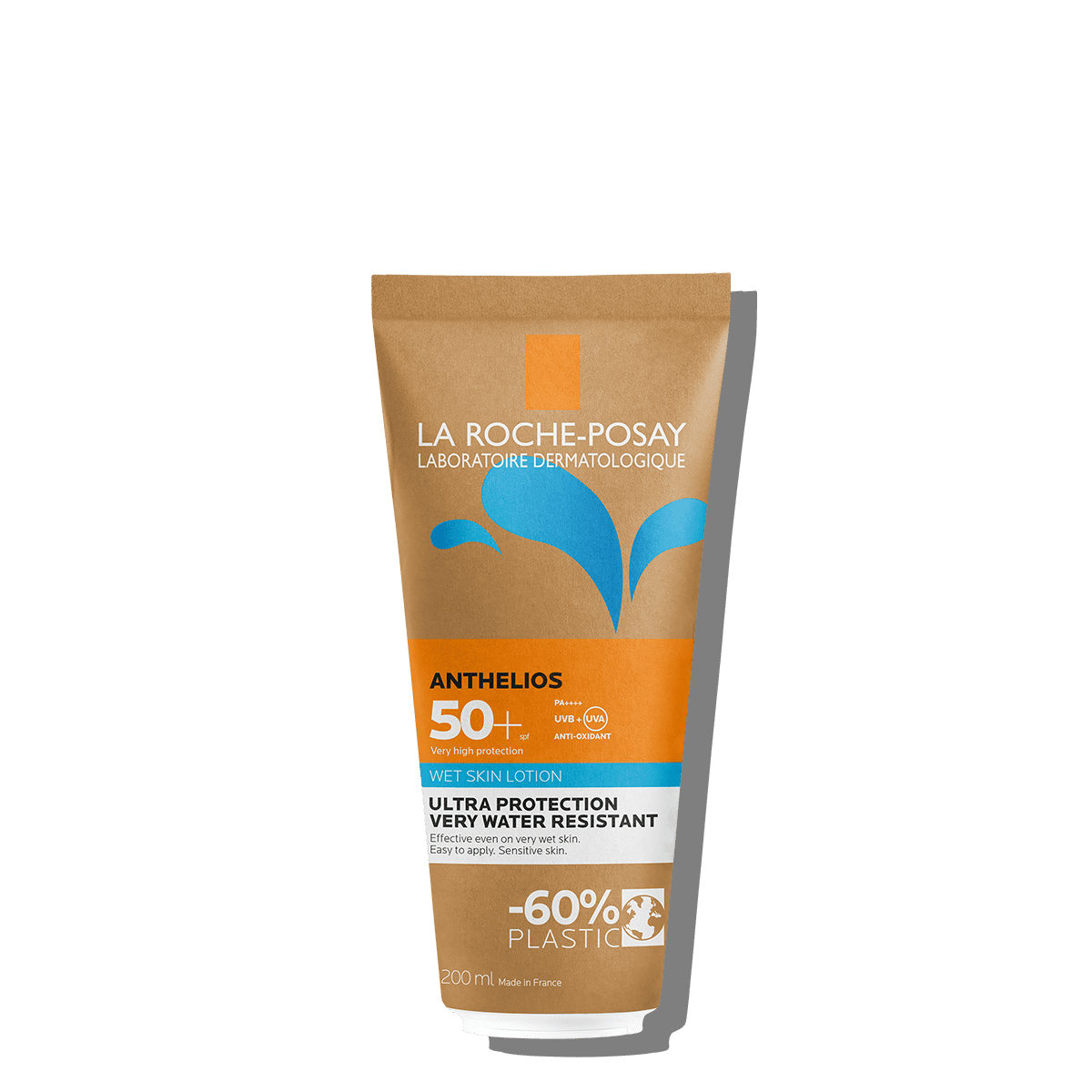 lrp-anthelios-packshot wet skin lotion 50 200ml-front
