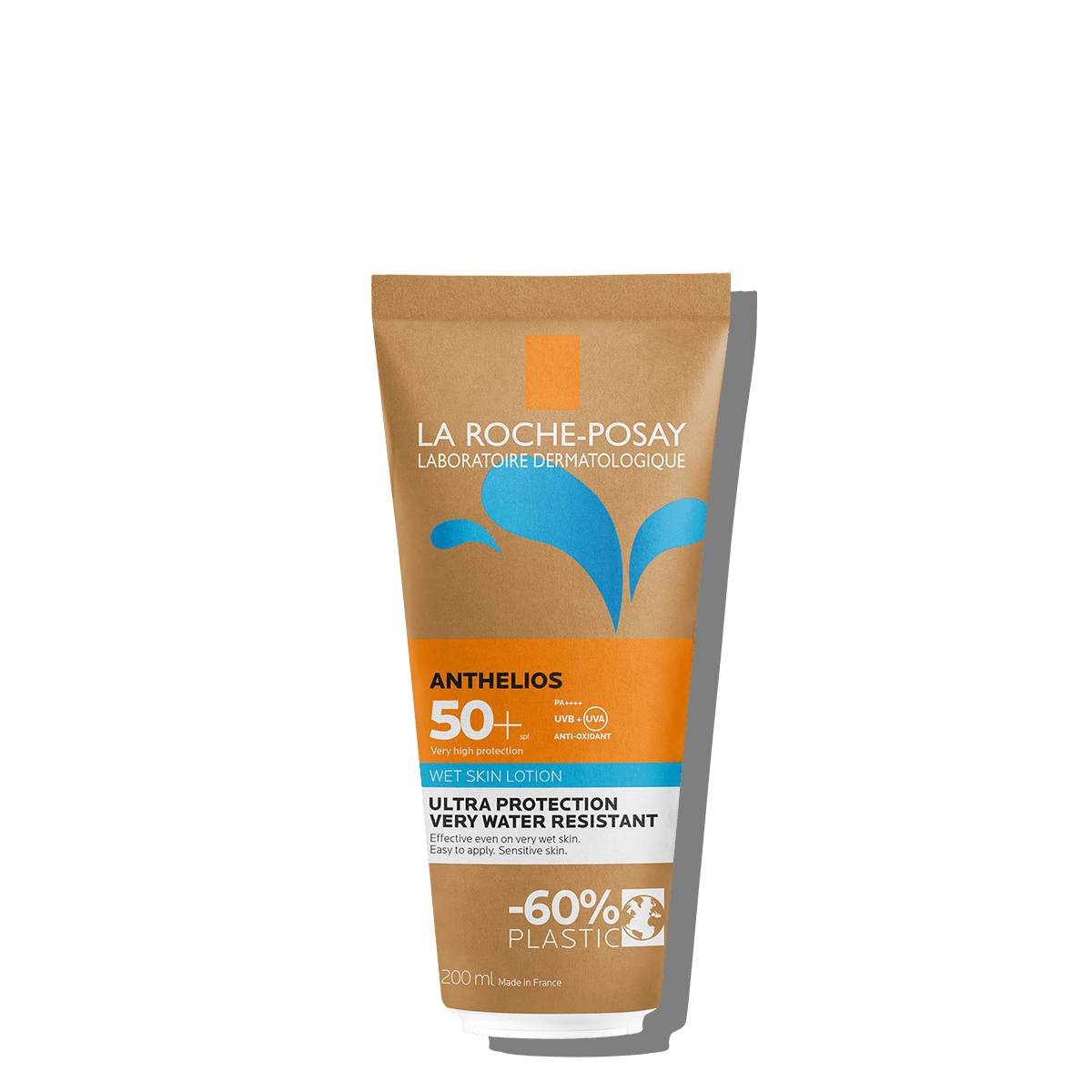 lrp-anthelios-packshot wet skin lotion 50 200ml-front
