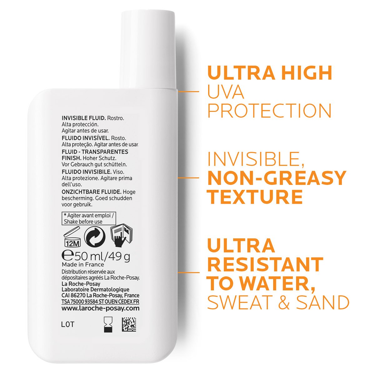 Anthelios Shaka Fluid SPF30 50ml back