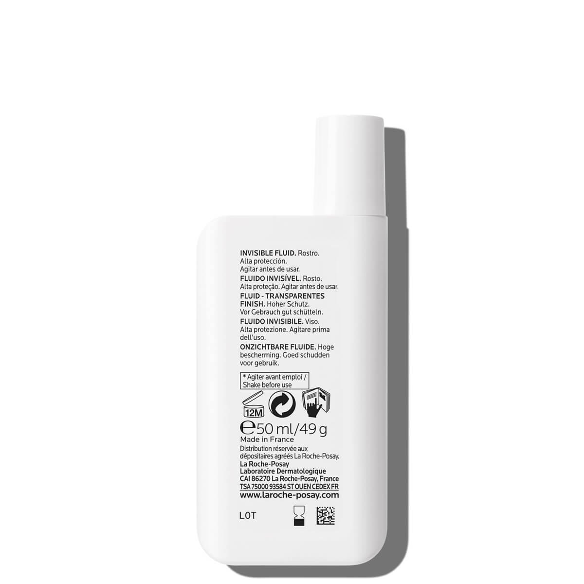 Anthelios Onzichtbare Fluide SPF30 50ml back1
