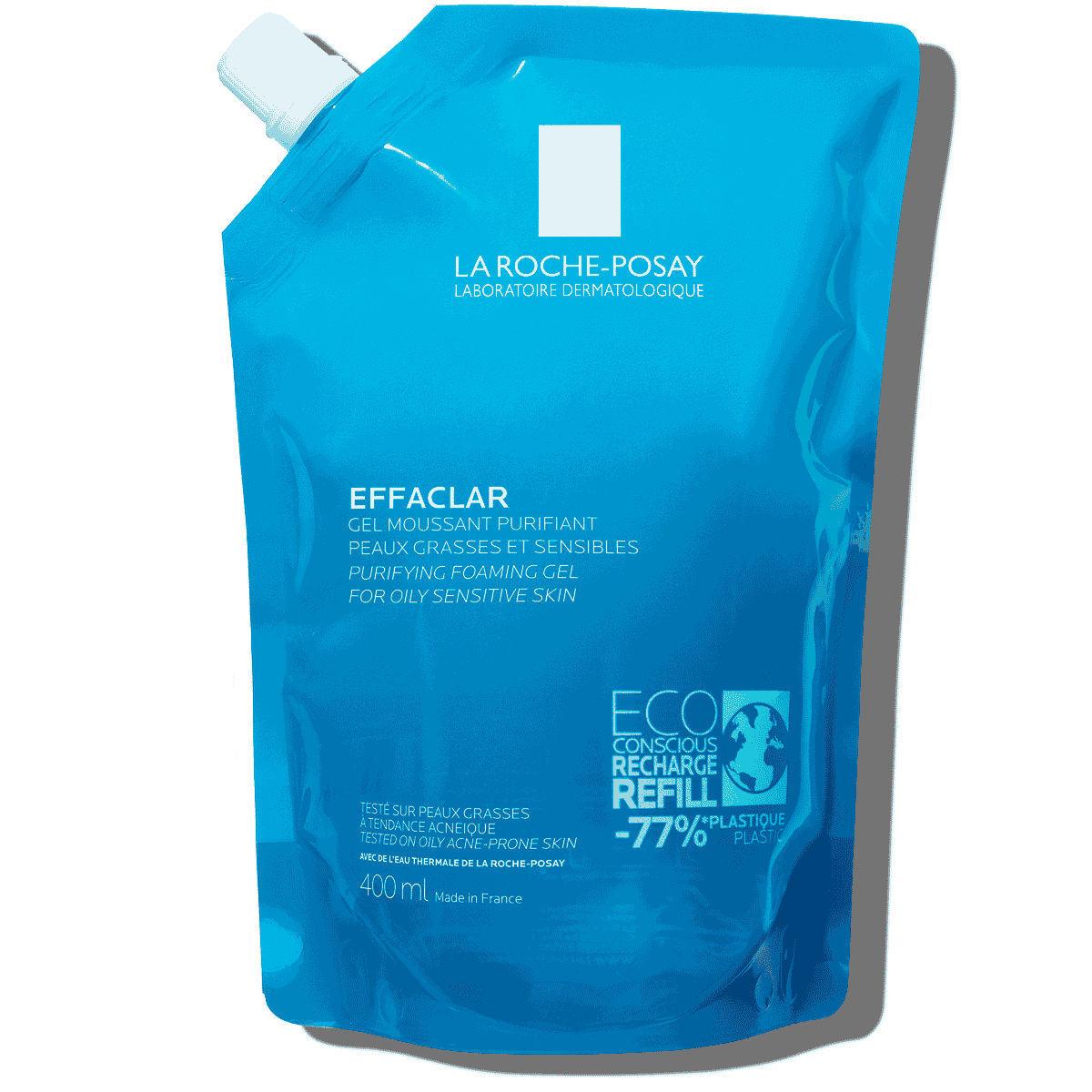 LaRochePosay-Product-Acne-Effaclar-Eco-conscious-Refill-CleansingFoamingGel-400ml-3337875735735-FSS