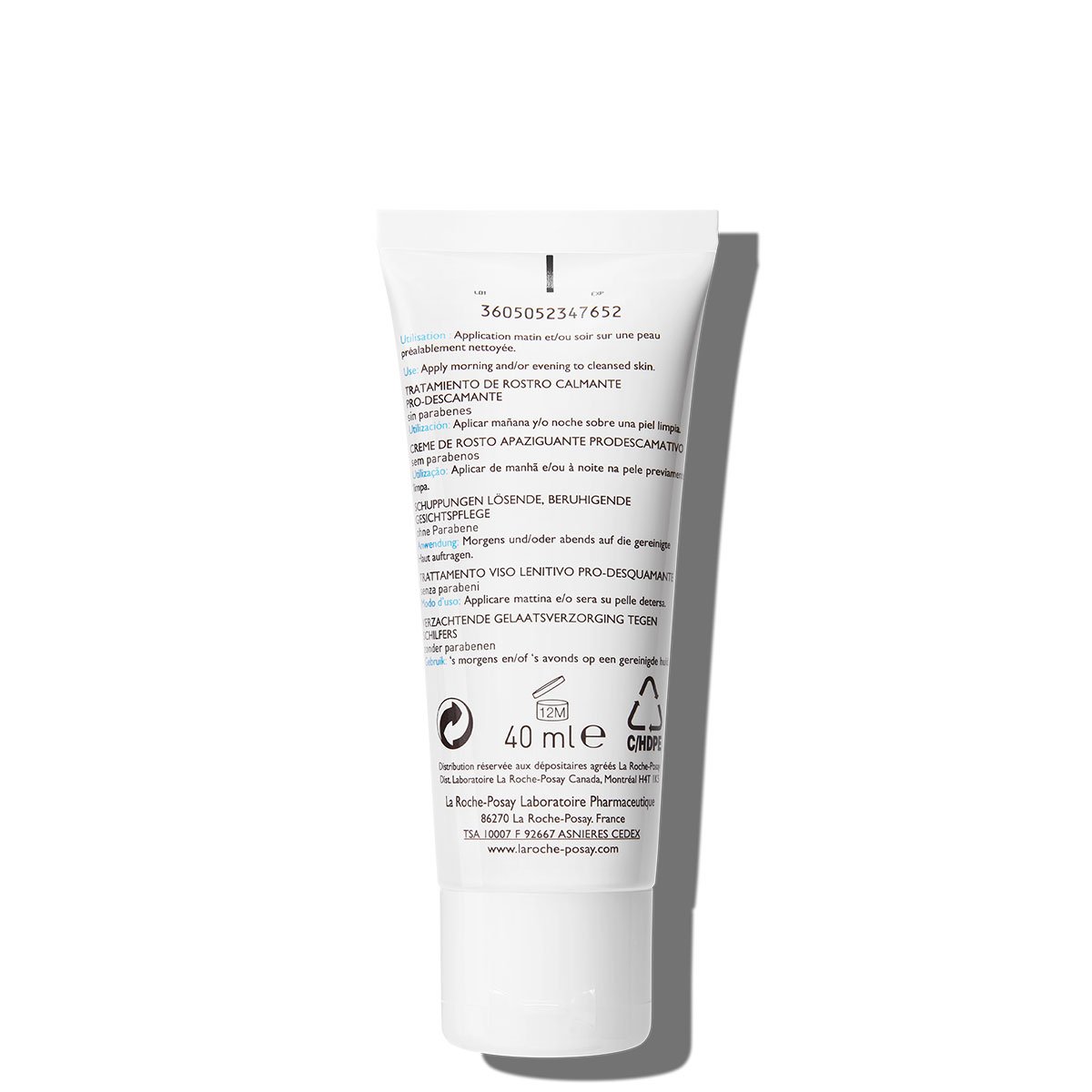 La Roche Posay ProductPage Kerium DS Face Cream 40ml 3337872411793 Bac