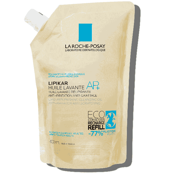 LRP Lipikar Eco-conscious Refill Cleansing oil AP 400ml front