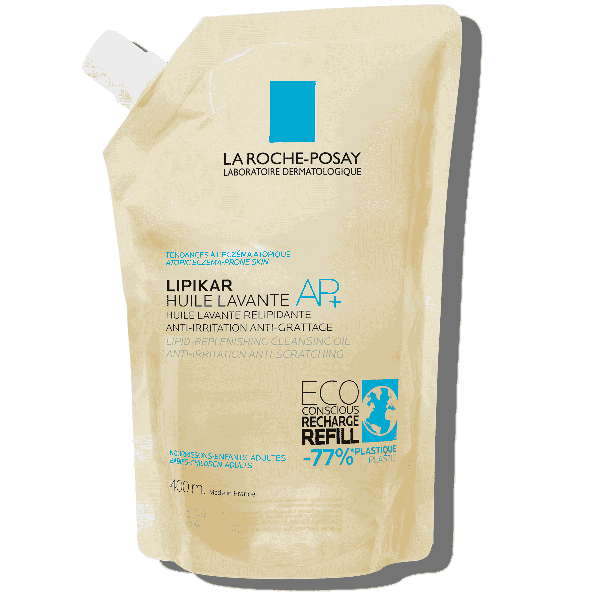 LRP Lipikar Eco-conscious Refill Cleansing oil AP 400ml front