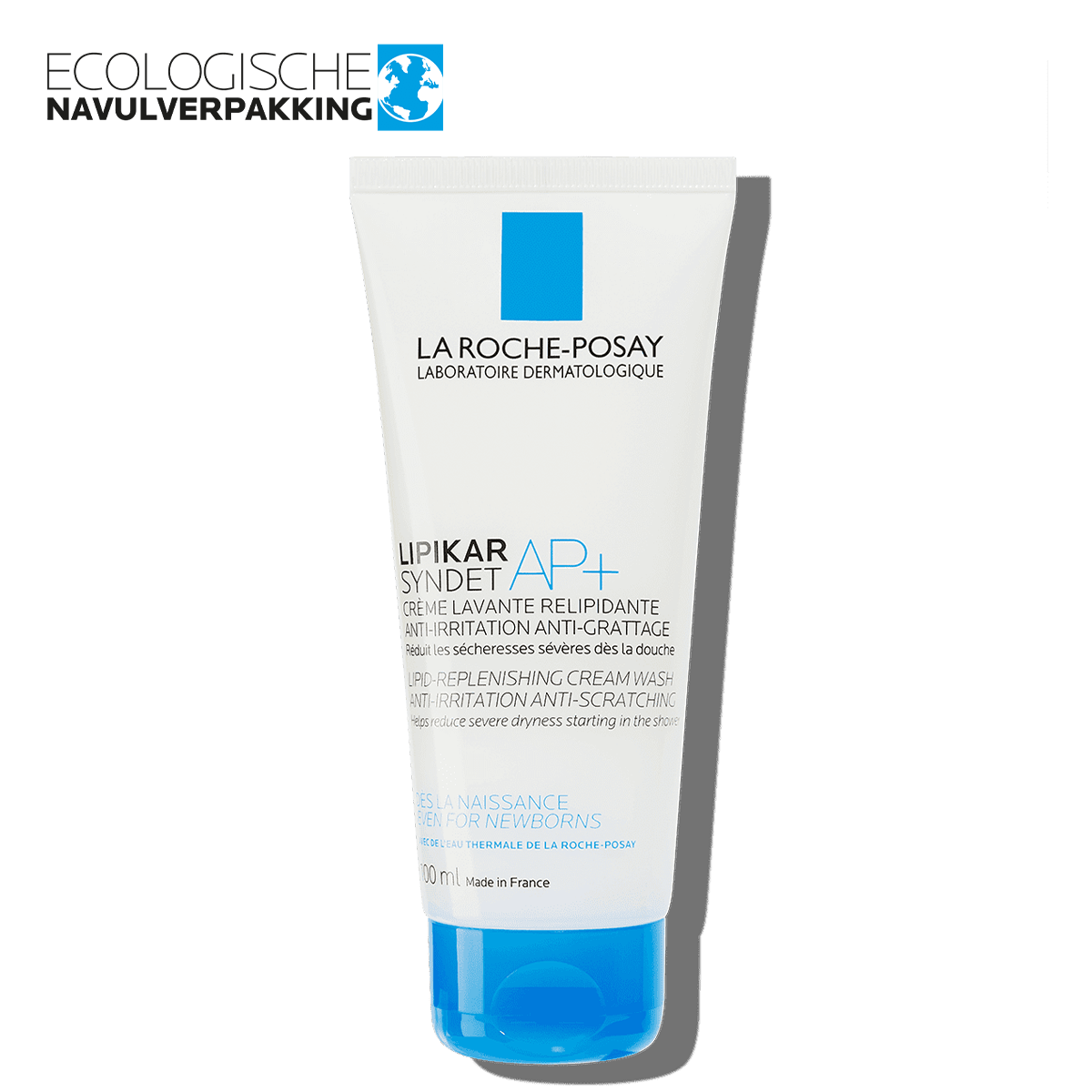 Eczema Lipikar Syndet AP 200ml front logo