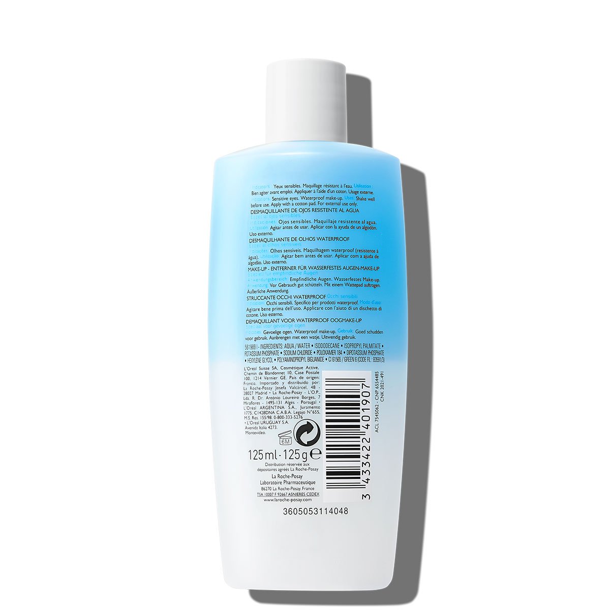 Waterproof oog make up remover La Roche Posay Respectissime
